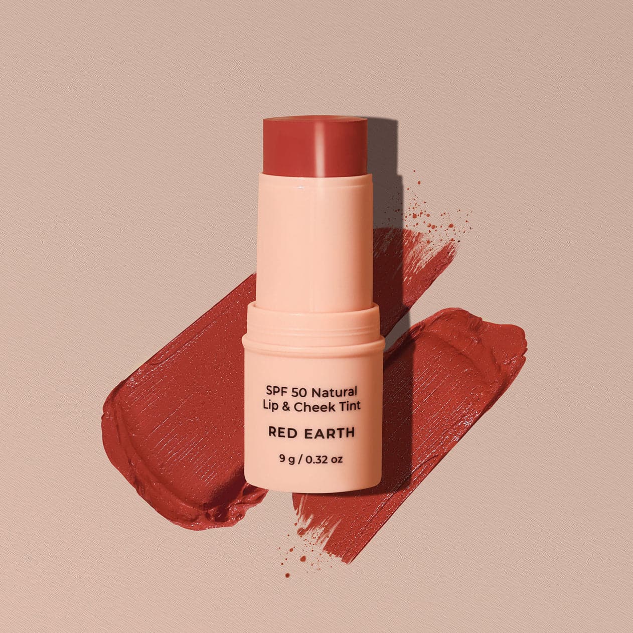 SPF 50 Natural Lip & Cheek Tint - Red Earth